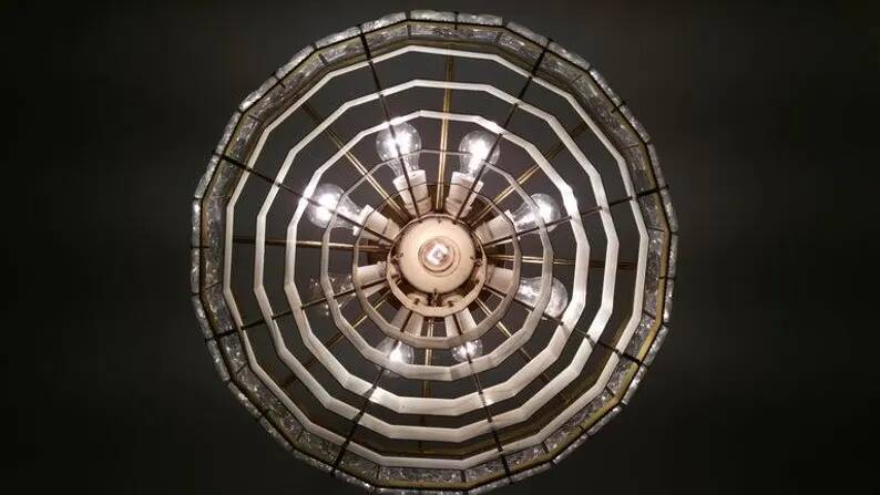 Huge Chandelier/pendant by Kamenický Šenov, 1970s