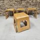Lot 5 tabourets Lisa Noringer pour Ikea 2000"