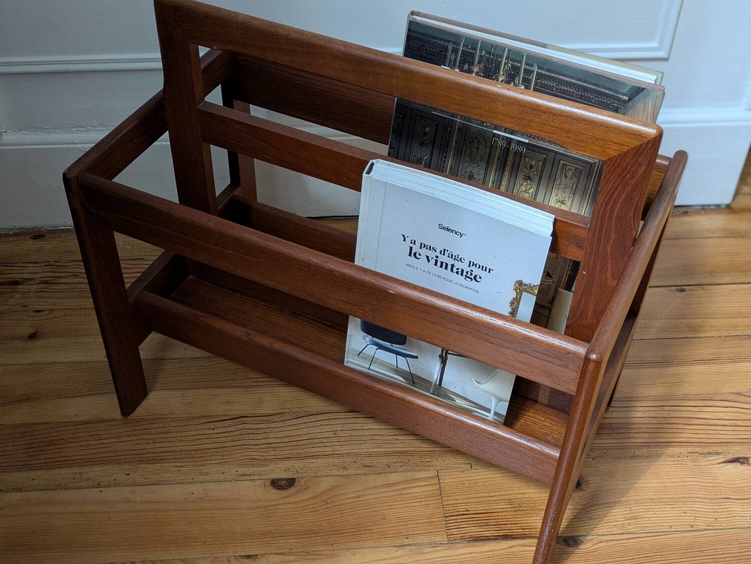 Vintage magazine rack