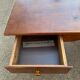 Solid pine wood desk with 8 drawers