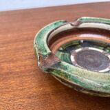 Studio pottery ashtray from mid-century German, 1960s.