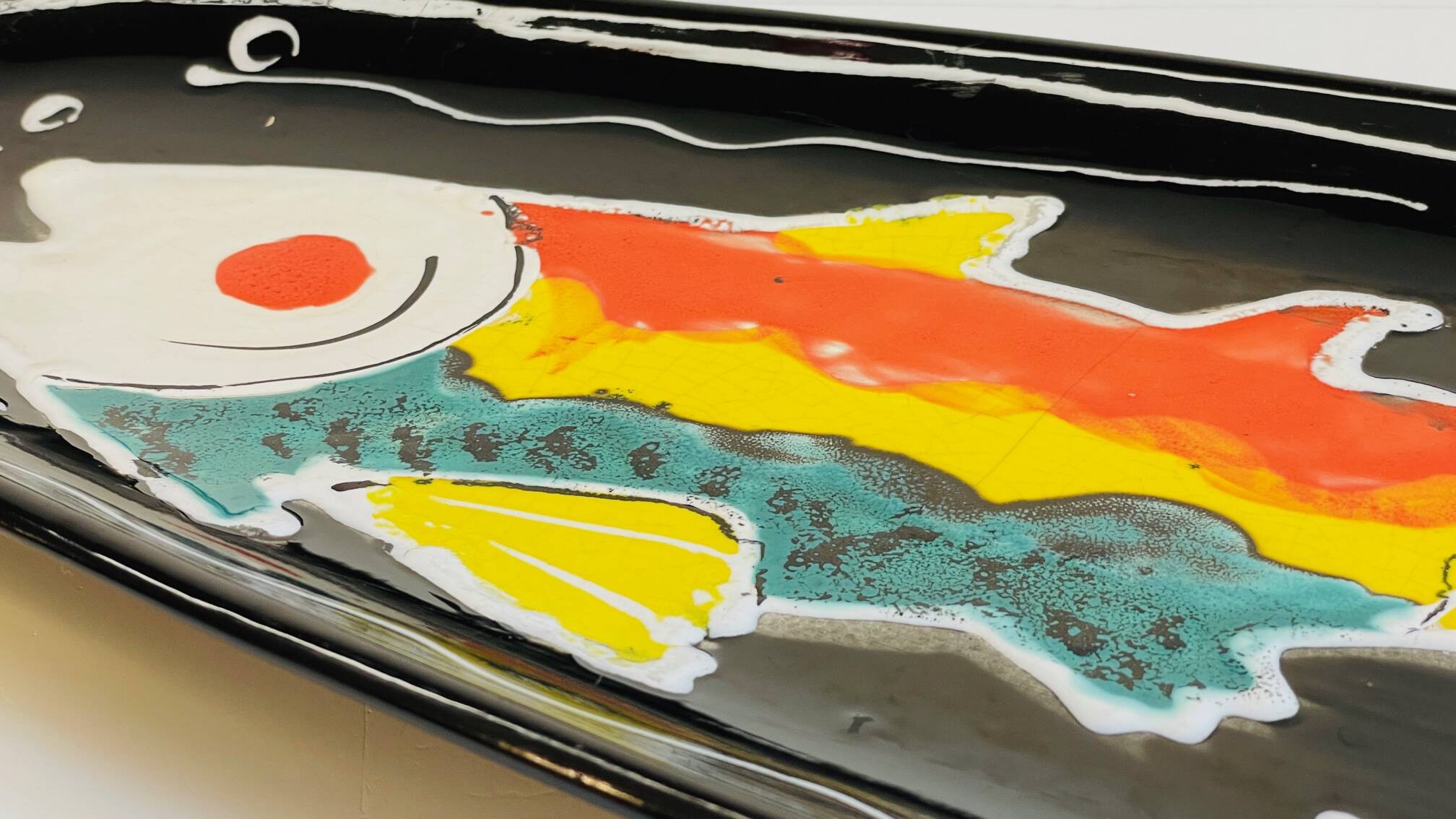 Xl plate niderviller earthenware factory france vintage