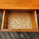 Solid oak country jam cupboard