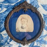 Antique gilded bronze frame