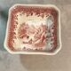 Plat carré en faience de villeroy boch , service burgenland