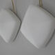 Set of two flush mounts or wall lamps, czechoslovakia, 1960s