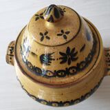 Old covered pot