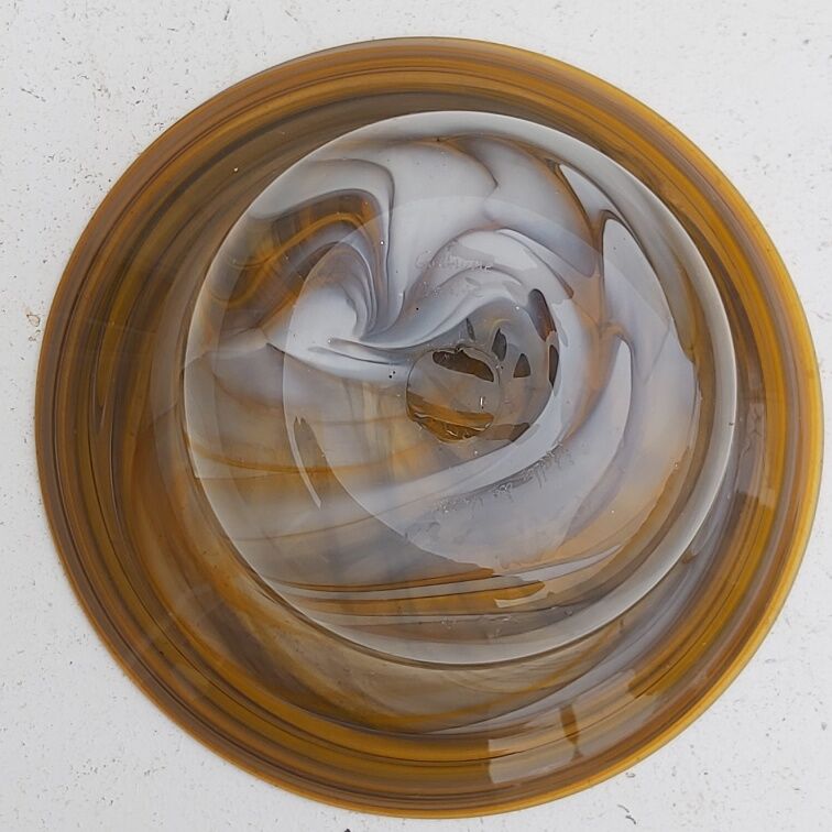 Glass cup blown Guillaume Domise Halle du Verre