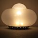 Opaline Murano glass mushroom table lamp, Italy 1970s