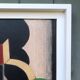 Abstract painting on panel