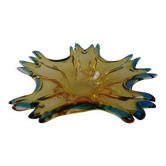 Sommerso Murano Glass Bowl, Italy, 1960s