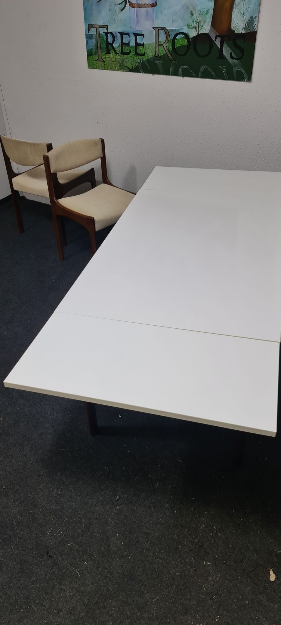 Table à manger vintage et chaises