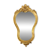 Miroir doré en bois style baroque
