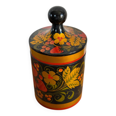 Pot apothicaire russe en bois