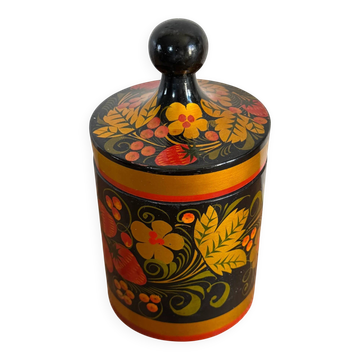 Pot apothicaire russe en bois