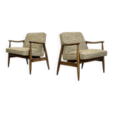 Vintage Armchairs by Juliusz Kędziorek, Poland, 1960s, Set of 2