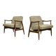 Vintage Armchairs by Juliusz Kędziorek, Poland, 1960s, Set of 2