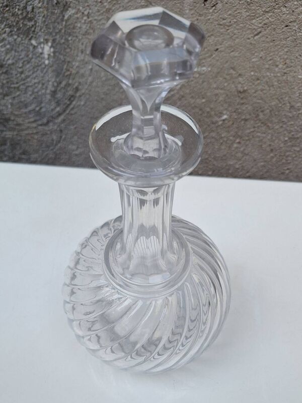 Carafe en cristal moulé Baccarat Bambou Tors