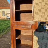 Armoire 2 portes , 1 tiroir chéne 19 éme