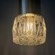 Glass ceiling light with a metal frame, 1960s, Germany