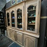 Library in natural solid cherry and ash