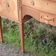 English-made enfilade in Louis XVI style with light wood veneers.