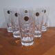 Very Pretty Set of 6 Bergerac Crystal Water or Orangeade Glasses