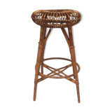Vintage Wicker bar stool