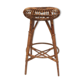 Vintage Wicker bar stool