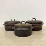 Set of 3 Arabia Ruska serving bowls , 1970s Finland