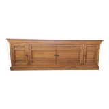 Comptoir-meuble de metier en chene massif