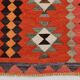 3x11 Orange Tribal Kilim Runner Rug 93x330Cm