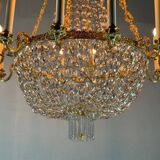 Lustre en bronze doré début xixème siècle