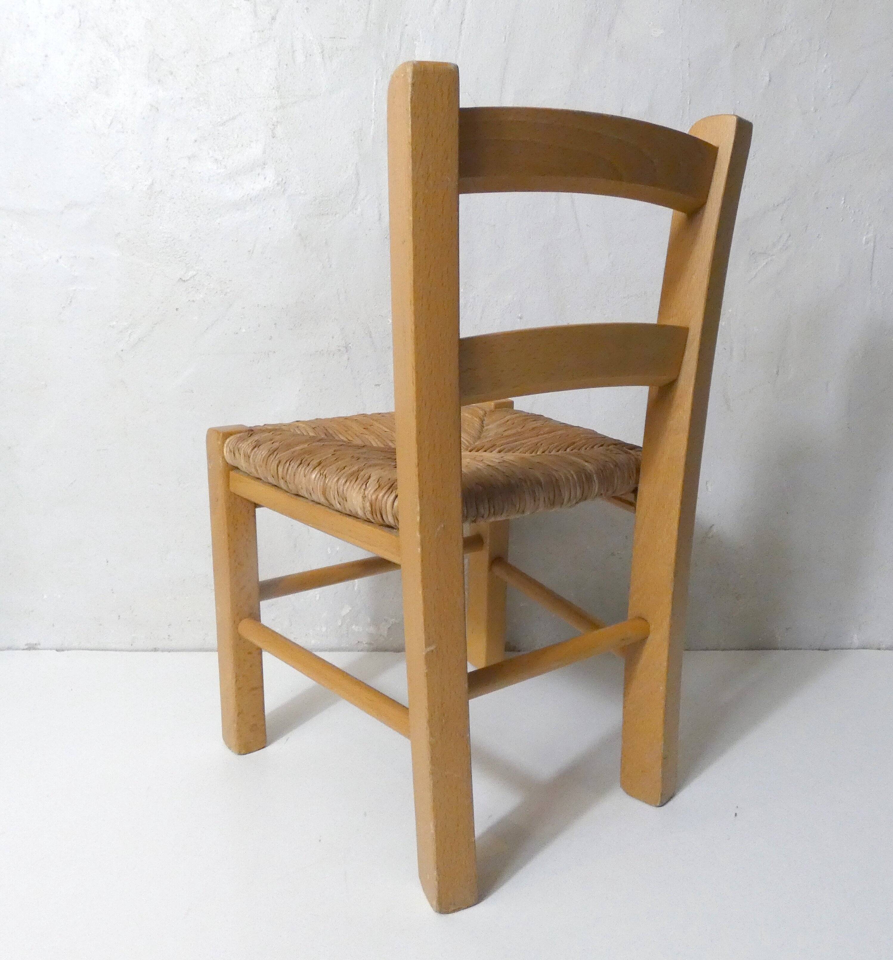 petite chaise enfant en bois Baptiste