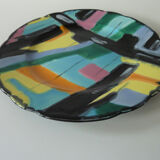 Ceramic plate decorative longwy