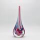Oball Murano Vase - Sommerso - 24k Gold - Labeled - H30cm/1.17kg