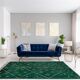Modern Moroccan carpet green