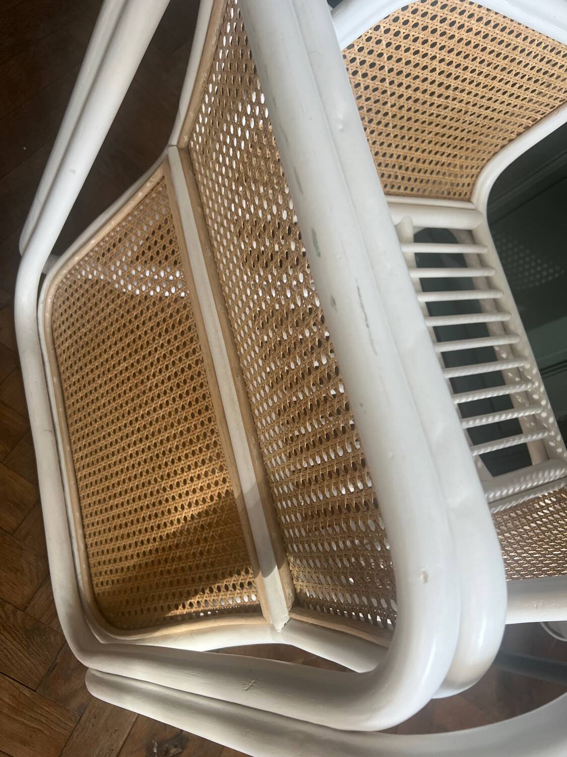 Fauteuil rotin et cannage