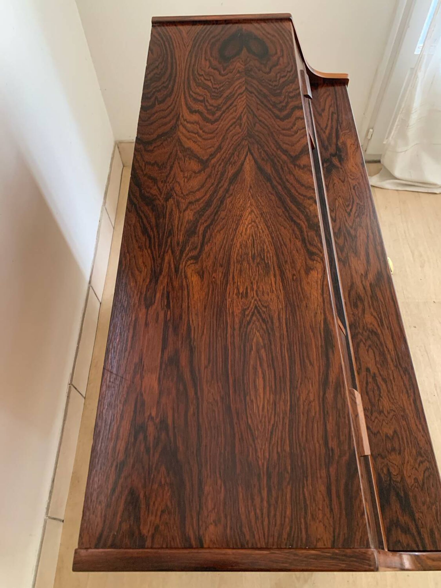 Scandinavian rosewood secretary desk by Arne Wahl Iversen