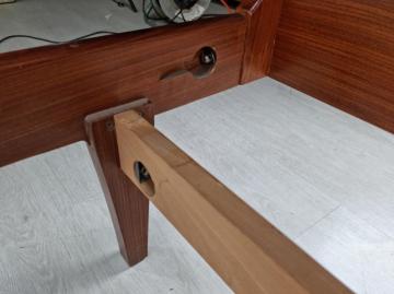 Scandinavian teak bed 90s