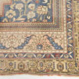 Tapis  beige & bleu oushak, 151x263cm