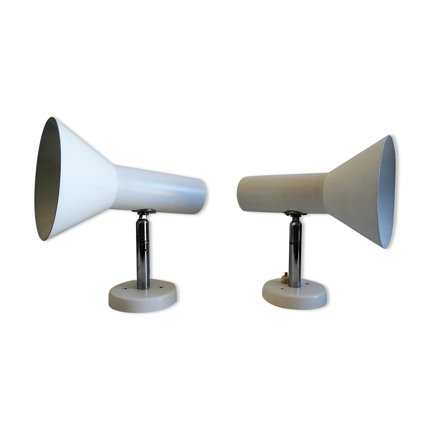 Pair wall lights Raak design Scandinavian vintage