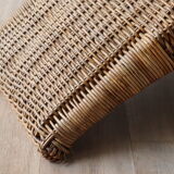 Vintage chaise longue "Karlskrona" in rattan by Carl Öjerstam, 1990