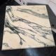 1960s brass and marble side table