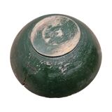 Antique Japanese Wooden Urushi Dough Bowl, from around 1900