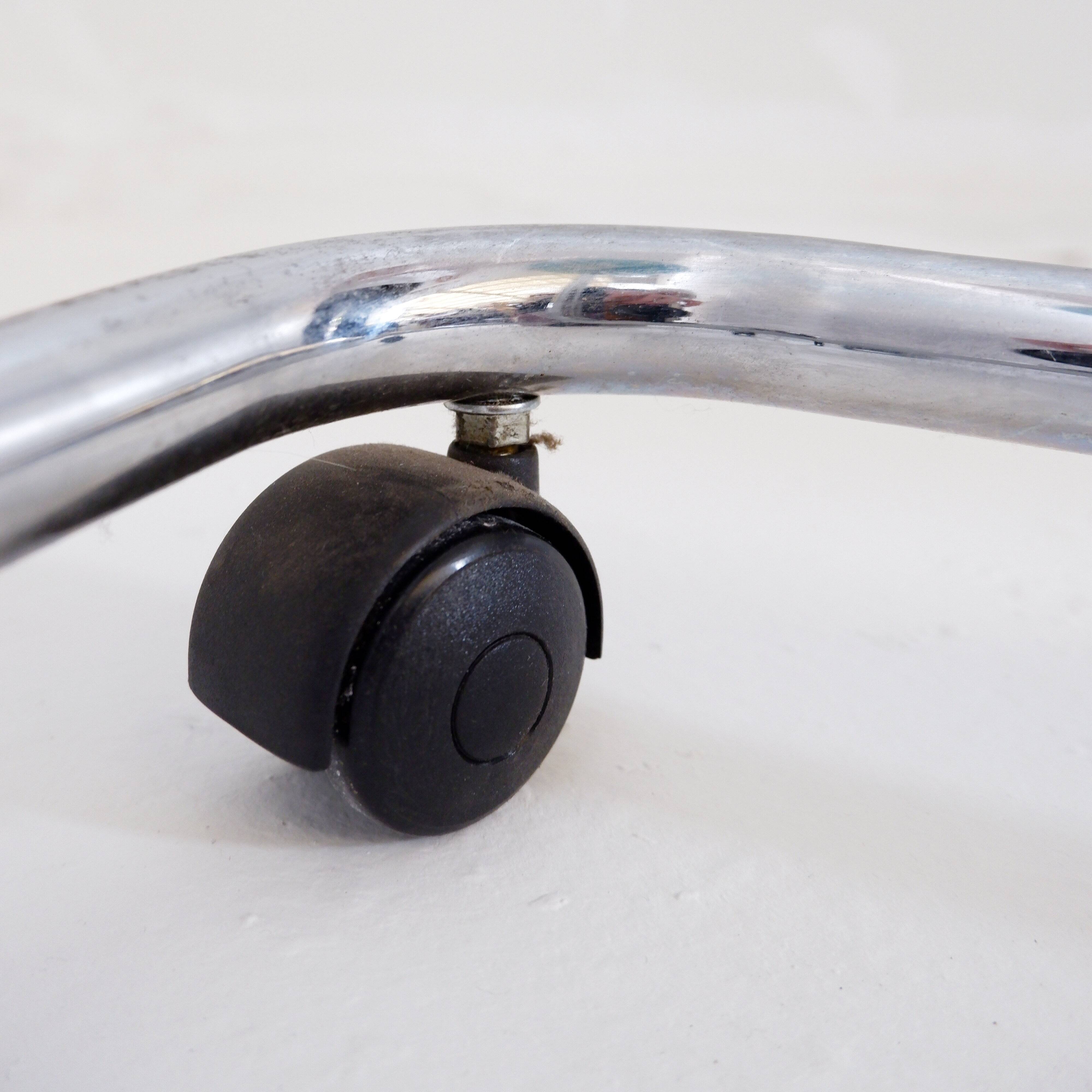 Illuminated geoscope globe on a chrome stand, Italy circa 1980