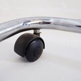 Illuminated geoscope globe on a chrome stand, Italy circa 1980