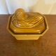 Terrine ancienne staub forme canard céramique beige france vintage