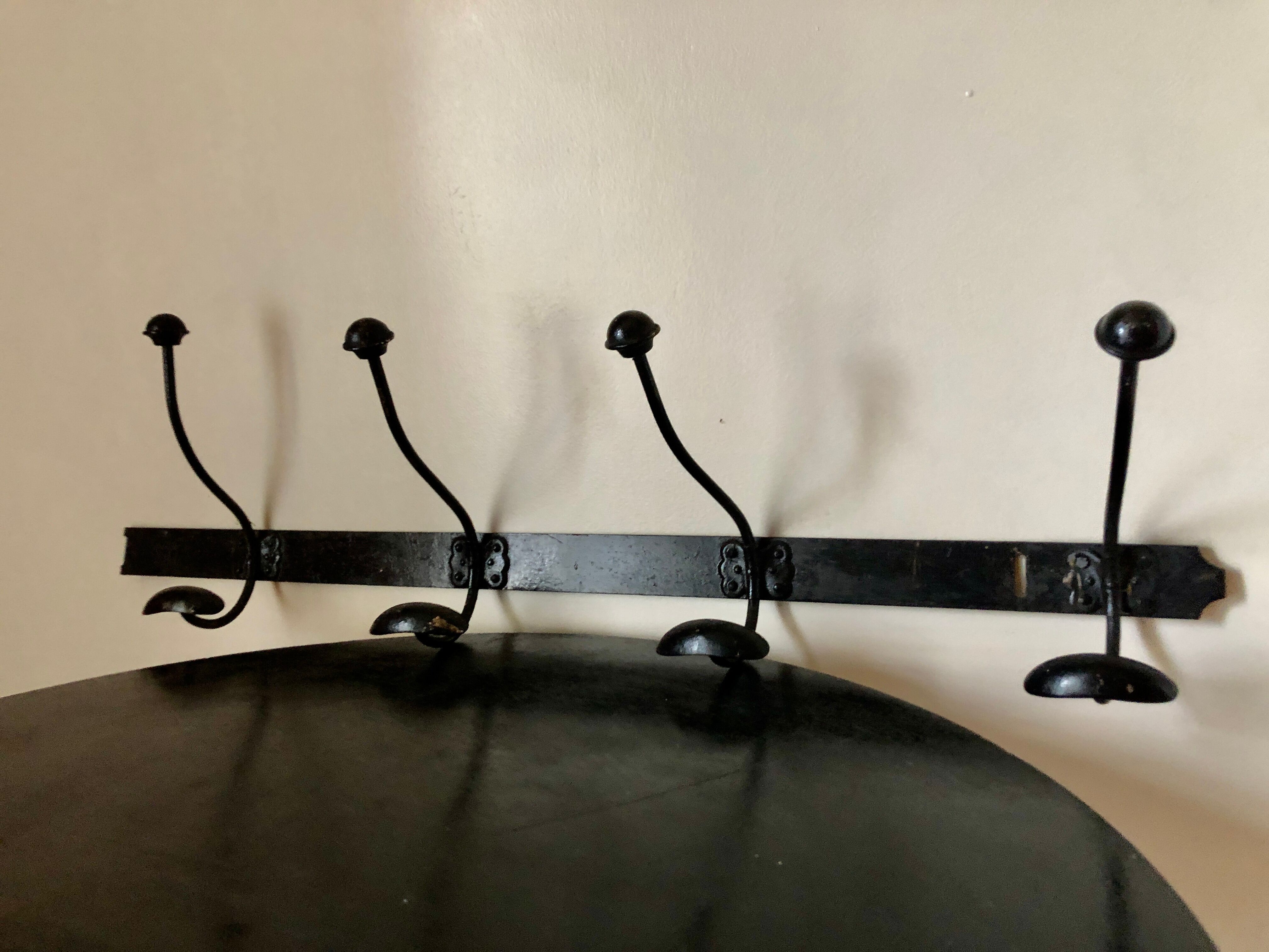 Porte-manteau ancien fer forgé
