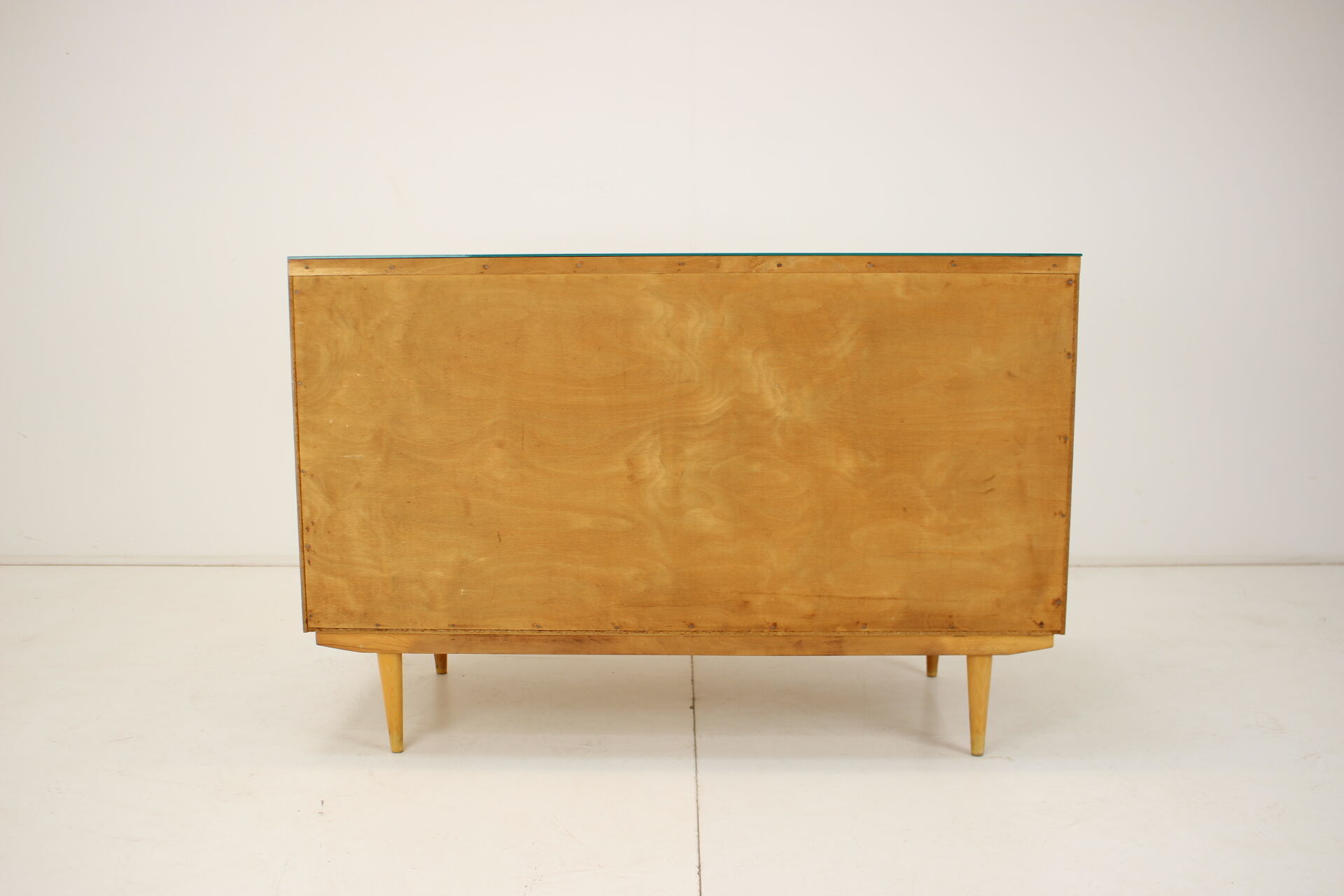 Mid-century upcycled cabinet on high gloss, 1960's